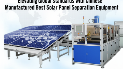 Elevating Global Standards with Chinese Manufactured Best Solar Panel Separation Equipment