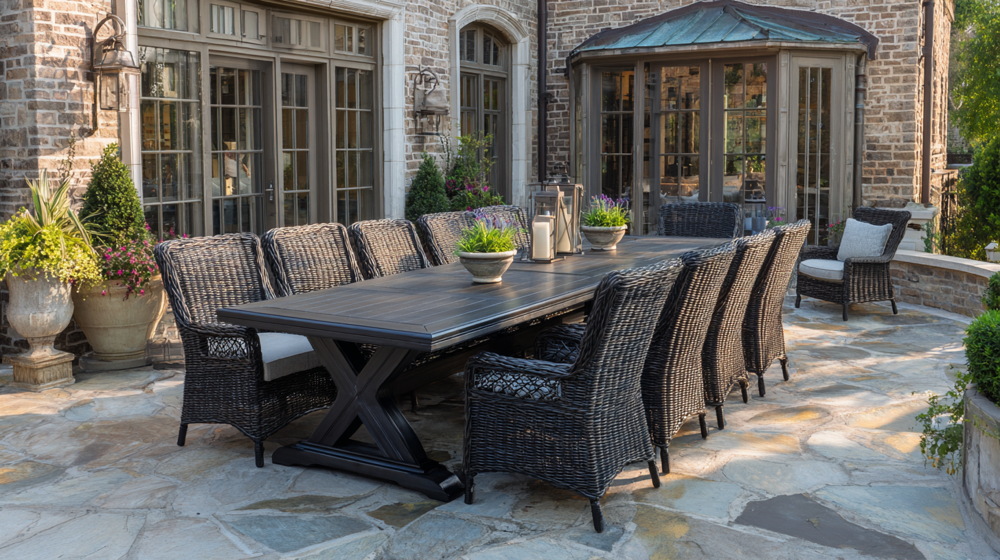 China's Premier Outdoor Dining Set Revolutionizing Global Markets