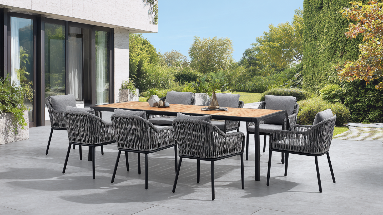 China's Premier Outdoor Dining Set Revolutionizing Global Markets