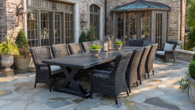 China's Premier Outdoor Dining Set Revolutionizing Global Markets