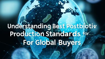 Understanding Best Premix Postbiotics Production Standards for Global Buyers