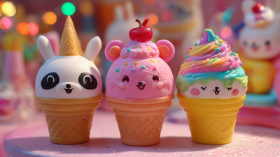 How to Create Delicious Ice Cream Toy Modeling Gummy Candy at Home
