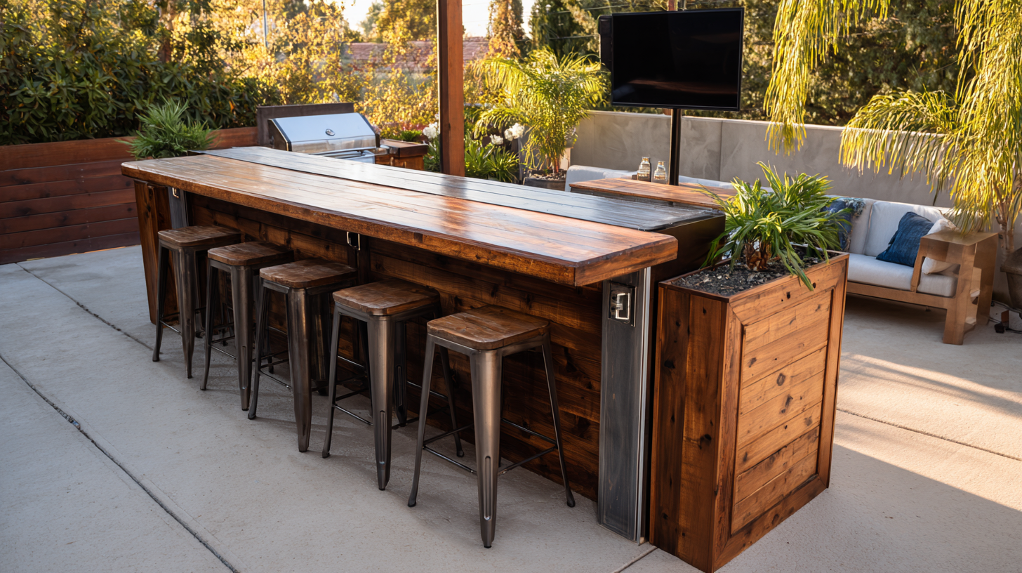 Innovative Outdoor Table Bar Ideas to Elevate Your Entertaining Space