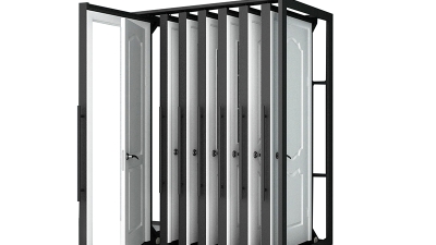 Perforated Straight Display Rack Fit to Wall1.jpg