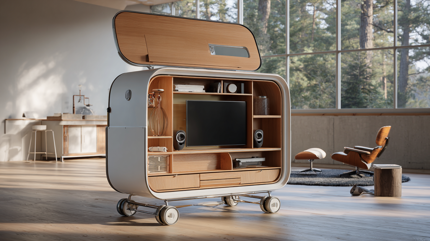 Envisioning the Future of Portable Television Stands: Innovation and Design Trends