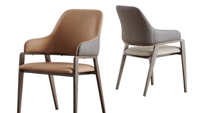 Modern Luxury PU Leather Carbon Steel Legs Dining Chairs  (1).jpg
