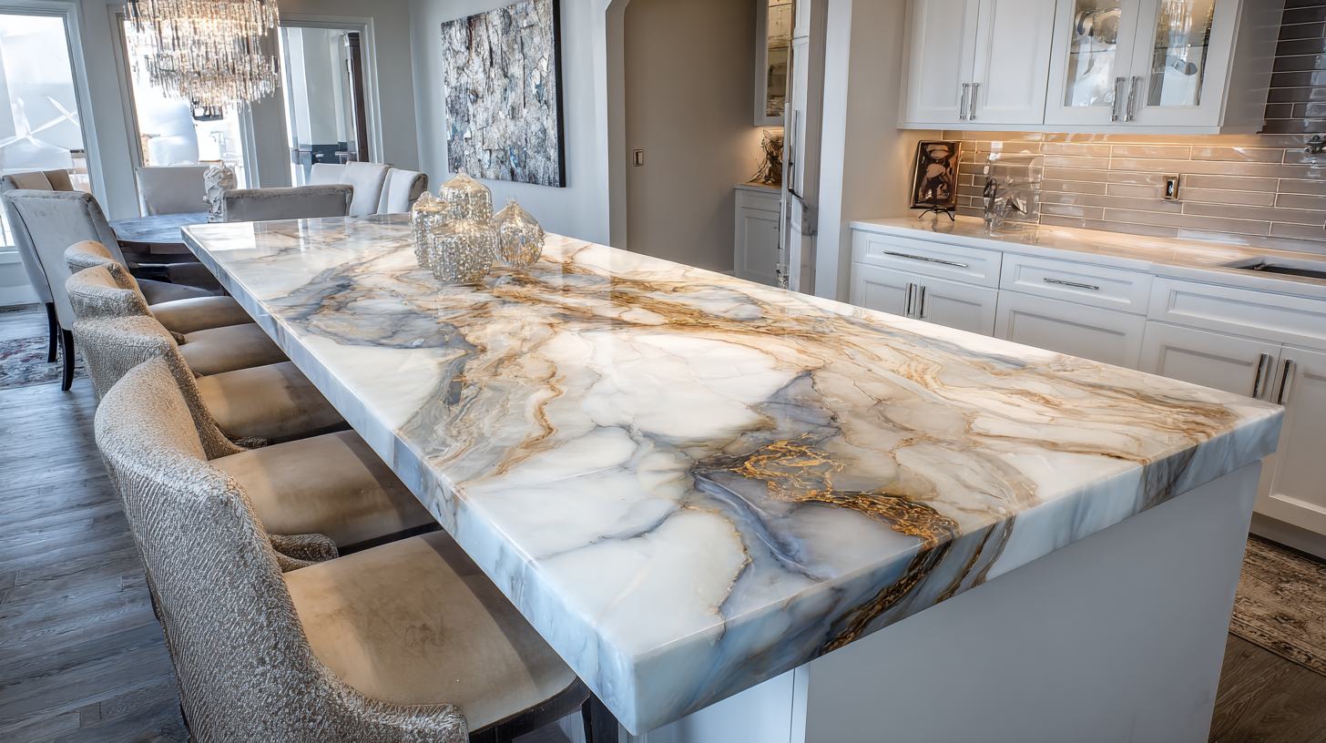 Creative Ways to Use Marble Countertops in Modern Interior Design