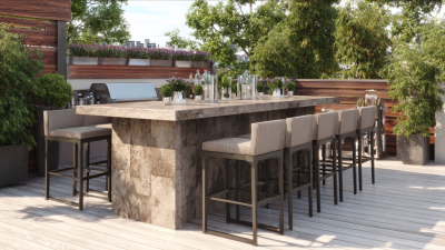 The Future of Stylish Bar Tables for Outdoor Entertainment