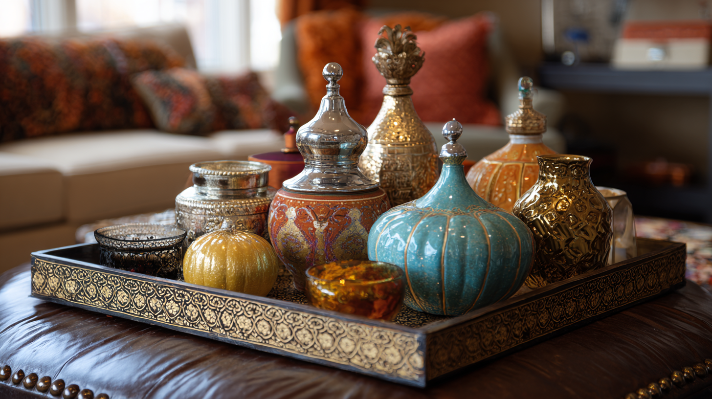 How to Create Stunning Centerpieces Using Ottoman Trays for Your Home Decor