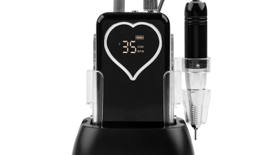 SN357 Carbon Brush Motor Heart Shape Rechargeable Polish Nail Drill with Adjustable Speed for Salon Home (8).jpg