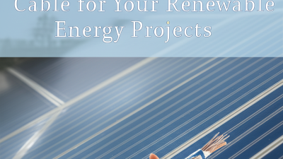 Ultimate Guide to Choosing the Right Solar Cable for Your Renewable Energy Projects