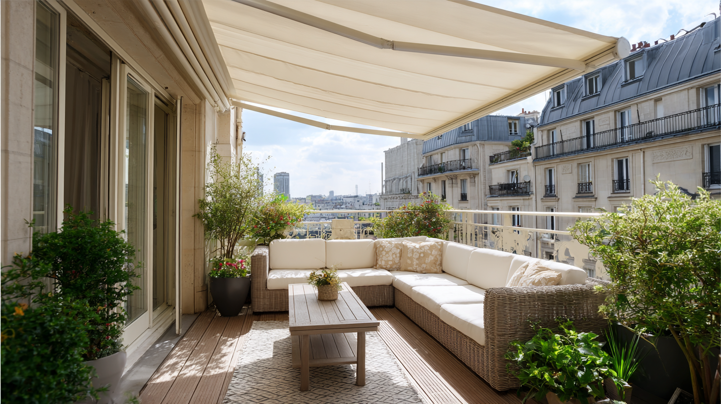 Creative Examples of Balcony Retractable Awnings That Transform Your Outdoor Space