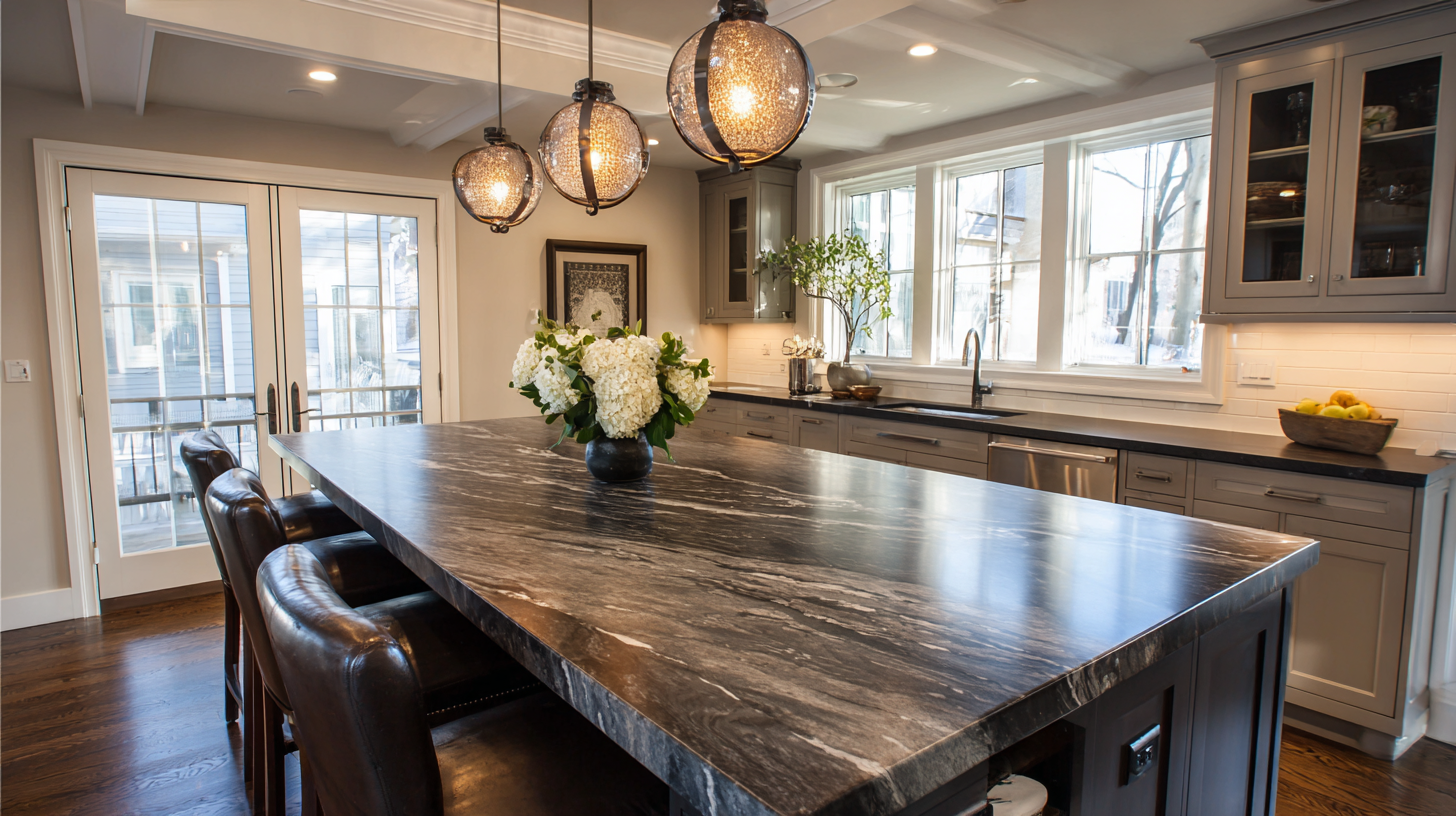 Unveiling the Versatility of Black Countertops Quartz: Top 5 Unique Design Examples for Modern Kitchens