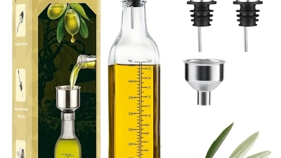 Glass Olive Oil Dispenser Bottle