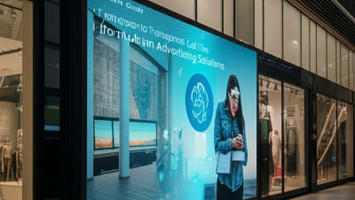 Ultimate Guide to Transparent Led Film for Modern Advertising Solutions