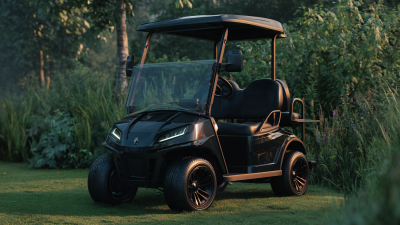 The Future of Black Golf Cart Innovations for Modern Golfing Enthusiasts