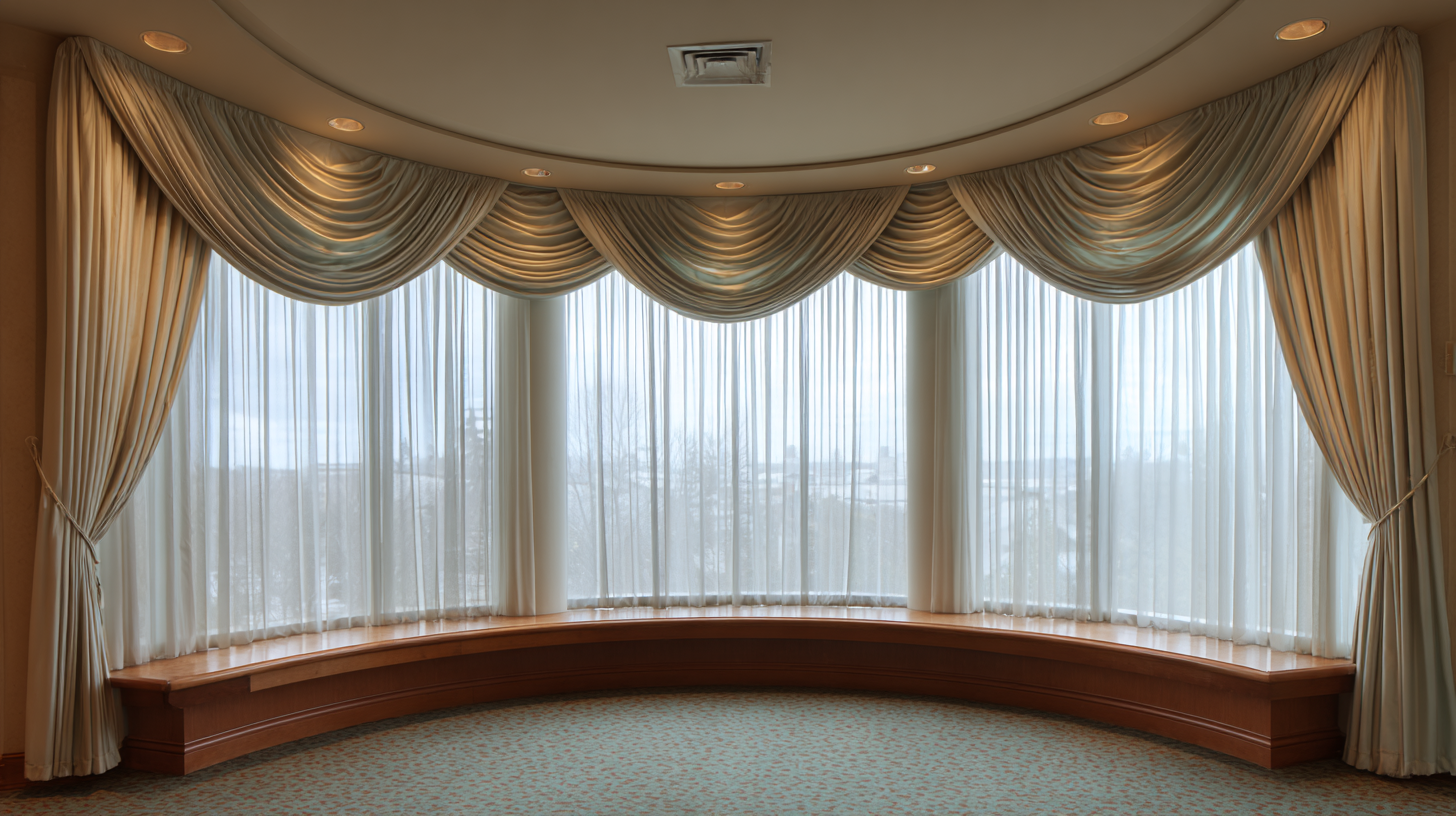 Innovative Designs for Curved Window Curtain Rods in Modern Interiors