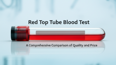 Red Top Tube Blood Test A Comprehensive Comparison of Quality and Price