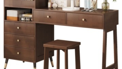 Dressing Table Storage Cabinet Bedroom Modern Simple Dressing Table Bed End Dressing Table Corner Desk Solid Wood Chest Of Drawers (4).jpg