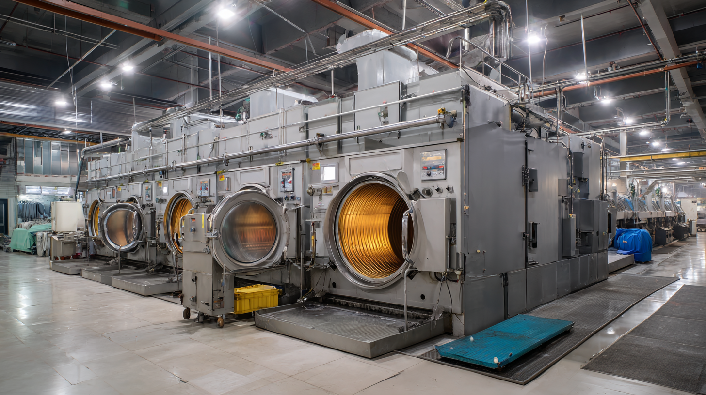 Soluciones Innovadoras para Lavadoras Industriales de Vapor en la Industria Textil