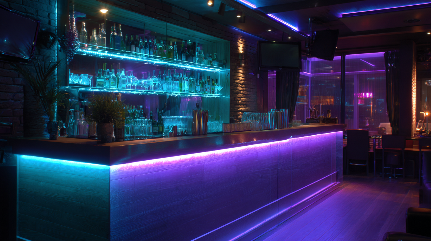 Enhancing Ambiance: The Advantages of Installing LED Lights in Your Bar