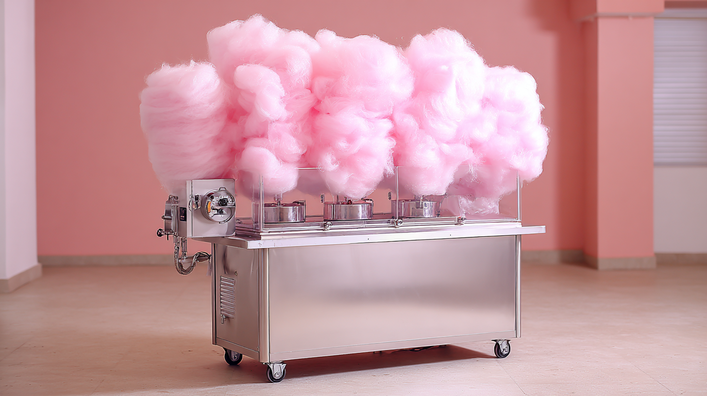 The Future of Sweet Innovations with Large Cotton Candy Machines