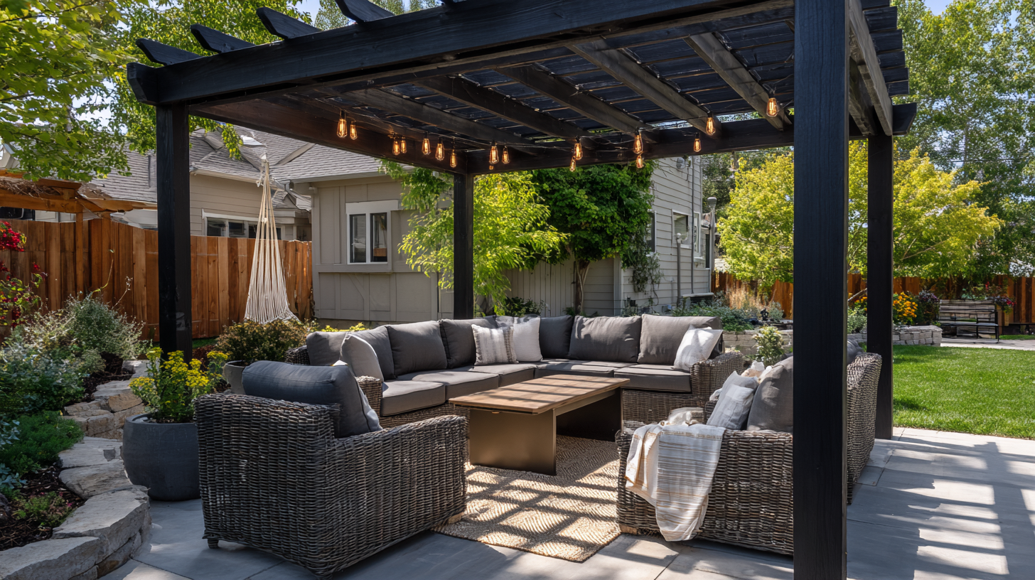 The Future of Outdoor Comfort with Pergola and Rain Sensor Innovation