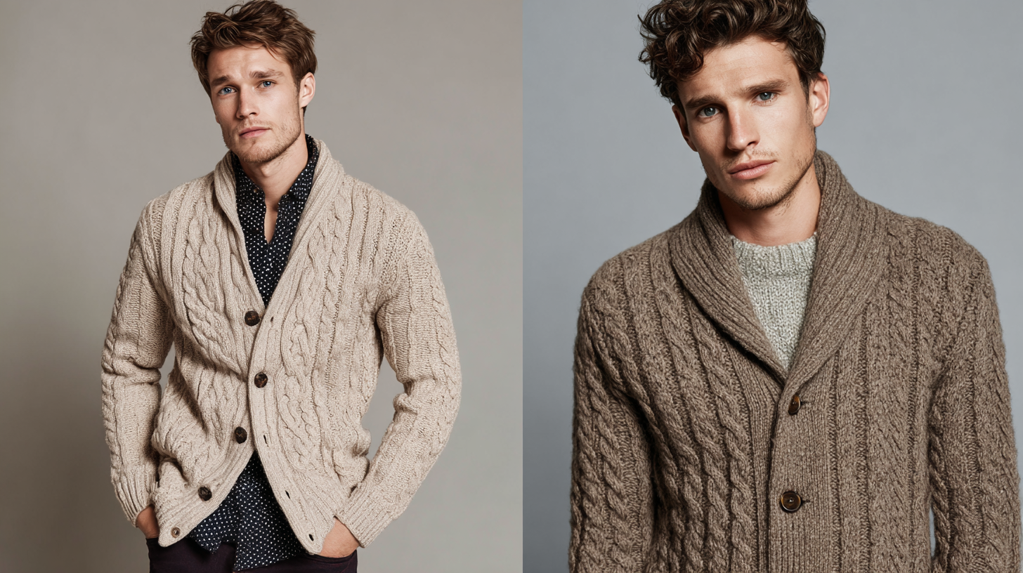 Top Strategies for Elevating Your Style with Cable Knit Cardigan for Men