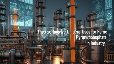 The Future of Innovative Uses for Bulk Ferric Pyrophosphate in Industry