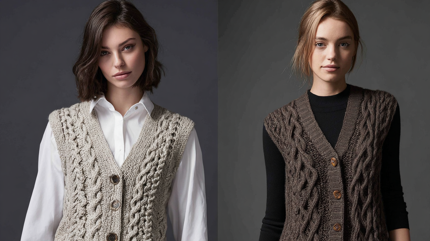 Exploring Sustainable Alternatives: Eco-Friendly Knitted Vests for Women in Fashion