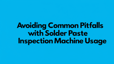 Avoiding Common Pitfalls with Solder Paste Inspection Machine Usage