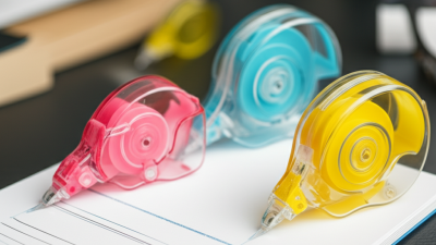 Innovative Correction Tape Solutions for Enhanced Accuracy and Efficiency in Document Management