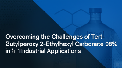 Overcoming the Challenges of Tert-Butylperoxy 2-Ethylhexyl Carbonate 98% in Industrial Applications