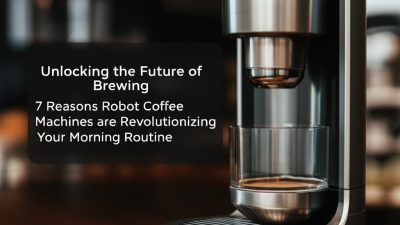 Unlocking the Future of Brewing 7 Reasons Robot Coffee Machines are Revolutionizing Your Morning Routine