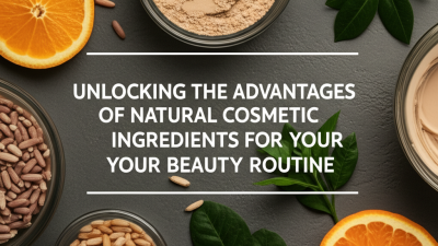 Unlocking the Advantages of Natural Cosmetic Ingredients for Your Beauty Routine