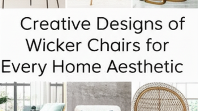 Creative Designs of Wicker Chairs for Every Home Aesthetic