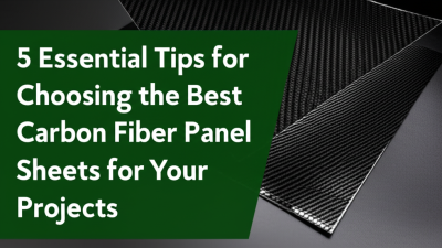 5 Essential Tips for Choosing the Best Carbon Fiber Panel Sheets for Your Projects