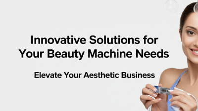Innovative Solutions for Your Beauty Machine Needs: Elevate Your Aesthetic Business