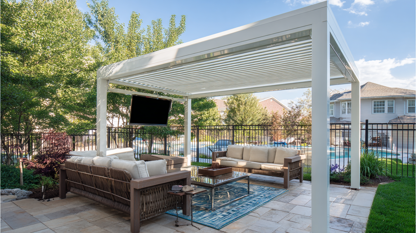 The Future of Outdoor Spaces Enhanced by Waterproof Aluminum Pergolas