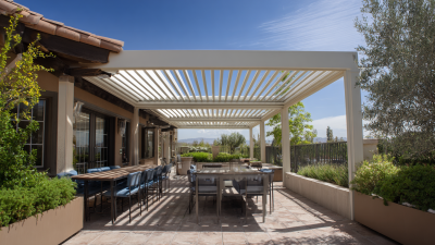 The Future of Outdoor Spaces Enhanced by Waterproof Aluminum Pergolas