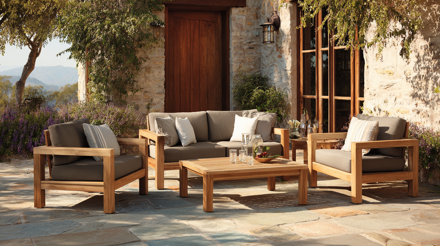Solutions for Sourcing Teak Garden Furniture that Captivates Global Buyers