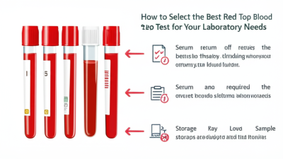 How to Select the Best Red Top Tube Blood Test for Your Laboratory Needs
