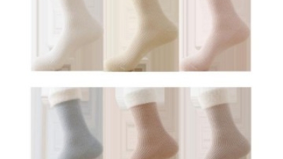 Custom Factory Cozy Women Crew Socks Thermal Socks for Winter.jpg