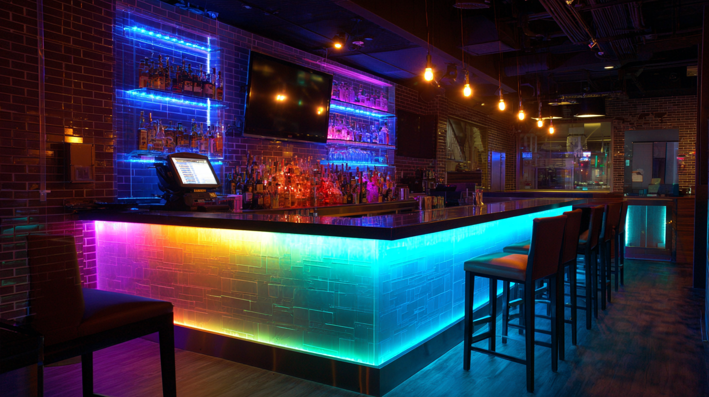 What Makes a Bar With Led Lights the Ultimate Entertainment Experience
