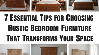 7 Essential Tips for Choosing Rustic Bedroom Furniture That Transforms Your Space