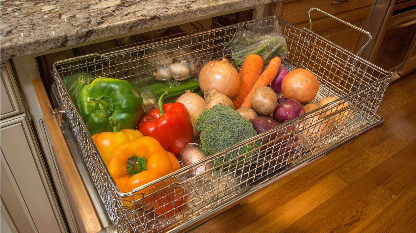 5 Tips for Choosing High Quality Kitchen Flat Steel Pull Out Baskets