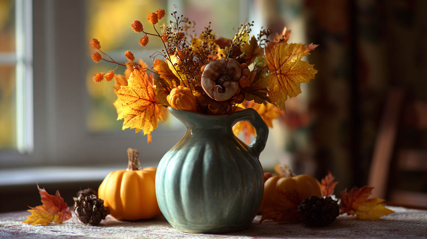 What is the Influence of Fall Vase Designs on Seasonal Home Decor Trends