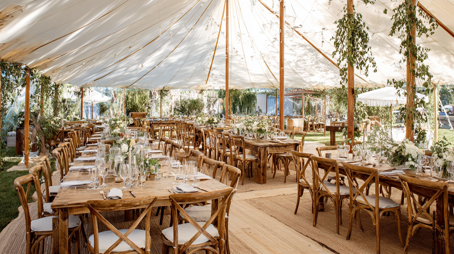 How to Choose the Perfect Wedding Tent Based on Capacity and Weather Conditions
