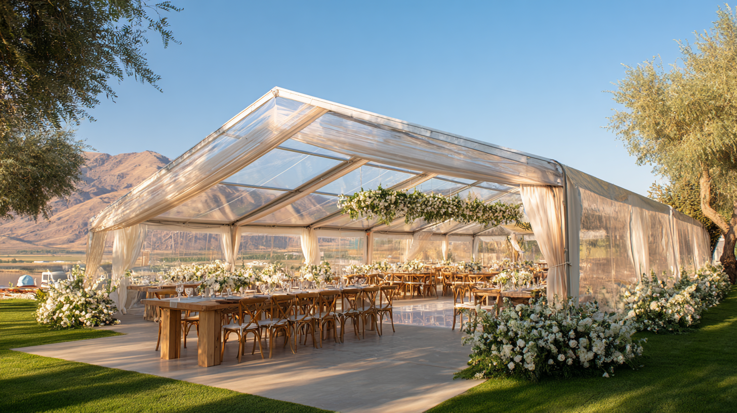 How to Choose the Perfect Wedding Tent Based on Capacity and Weather Conditions