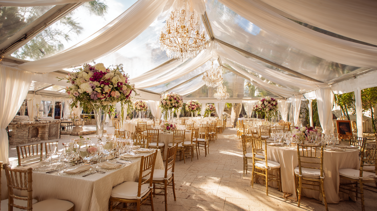 How to Choose the Perfect Wedding Tent Based on Capacity and Weather Conditions